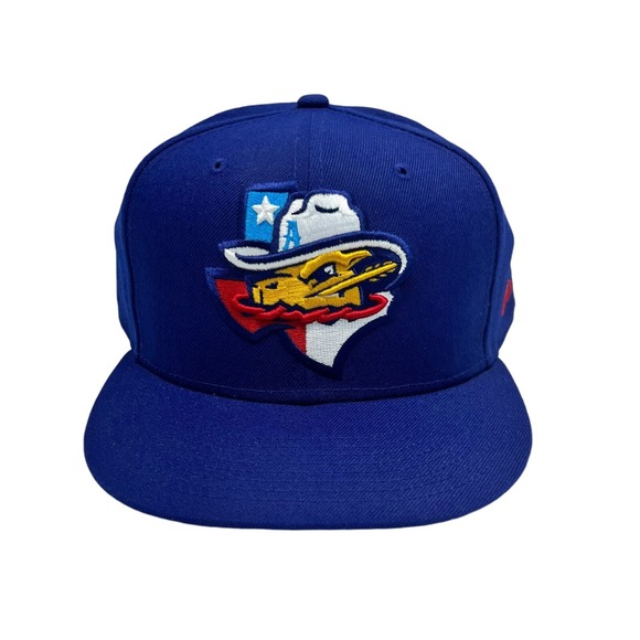 Amarillo Sod Poodles  MILB NE "Authentic Collection" FITTED Hat /Blue Size 7 3/4 - Picture 1 of 8